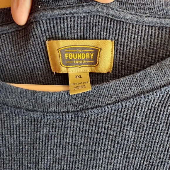 The Foundry Supply Co. Sweatshirt Men's 3XL Gray Black Pullover Long Sleeve. - Picture 5 of 8